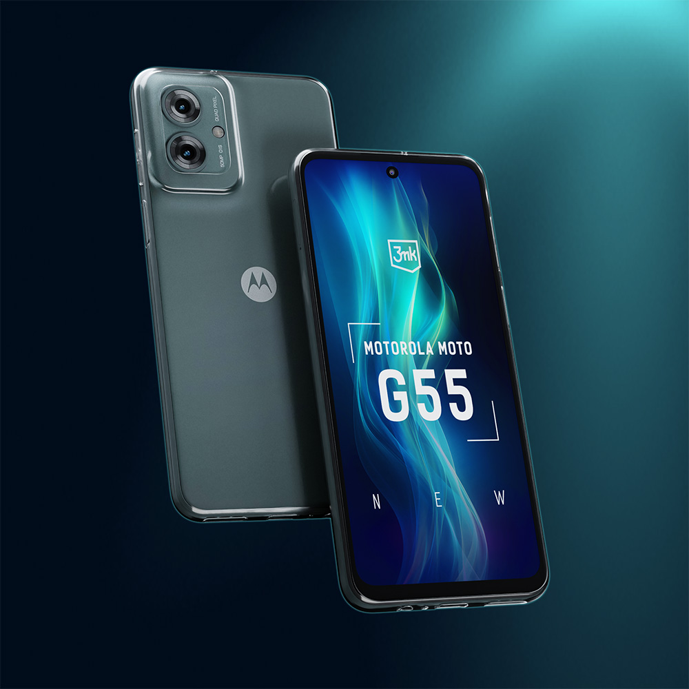 Etui 3mk Clear Case do Motorola Moto G55 5G, przezroczyste